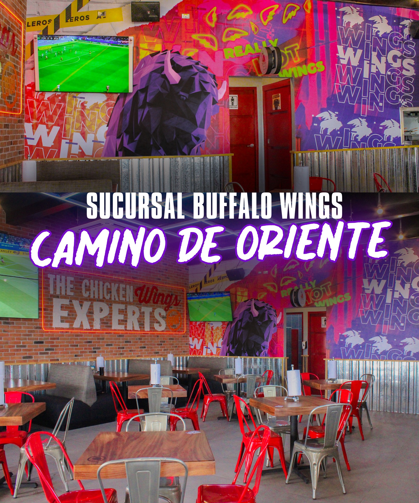 BUFFALO WINGS CAMINO DE ORIENTE